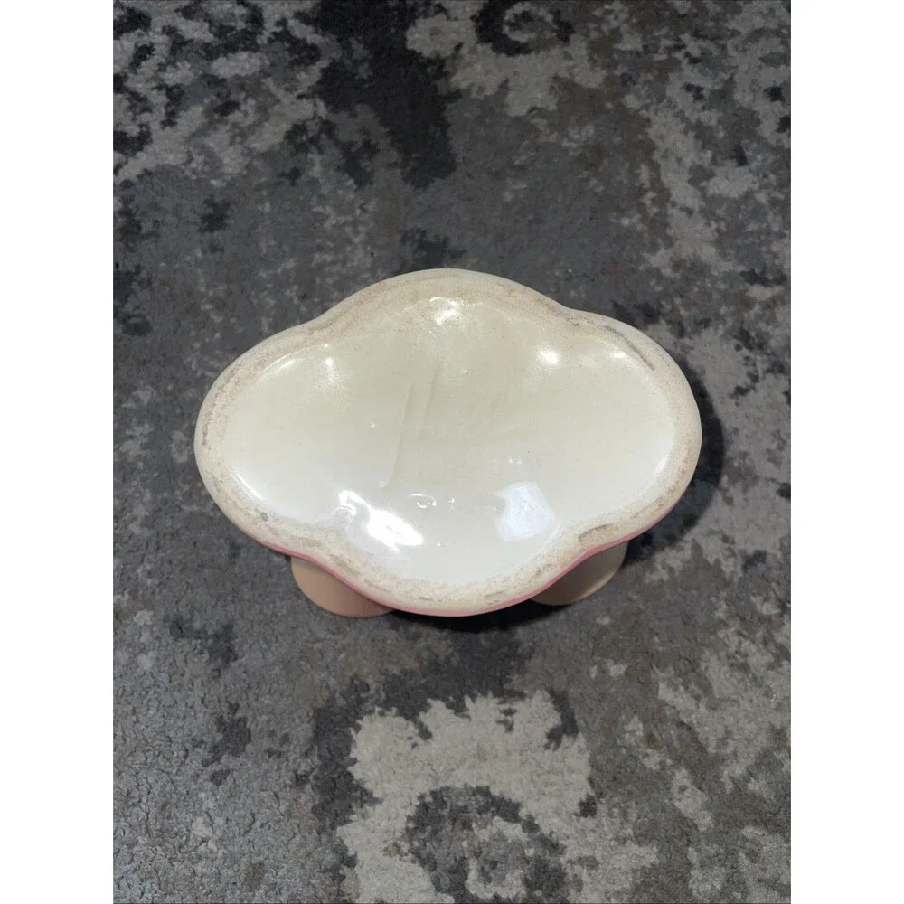 Vintage Hull Pottery W15 Double Vase Woodland Pink Floral 1940s Cottagecore